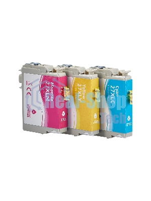 Картридж струйный Sakura C13T27154022 (27XL Multipack) для Epson, 14,6 мл., 1100 к.
