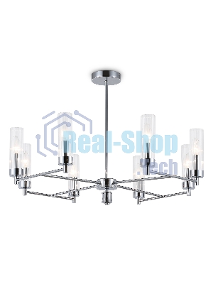 Люстра Ambrella light LH55152/8 CH/CL хром/прозрачный E14/8 max 40W D765*520