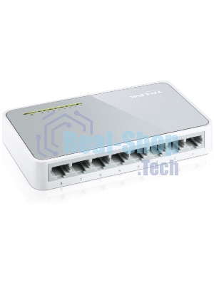Коммутатор TP-Link SOHO TL-SF1008D Коммутатор 8-port 10/100M mini Desktop Switch, 8 10/100M RJ45 ports, Plastic case