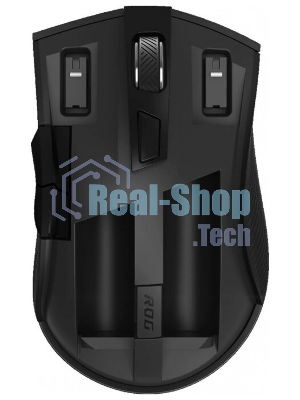 Мышь беспроводная ASUS ROG Strix Carry черный, 7200 dpi, радиоканал, Bluetooth, USB, кнопки - 6