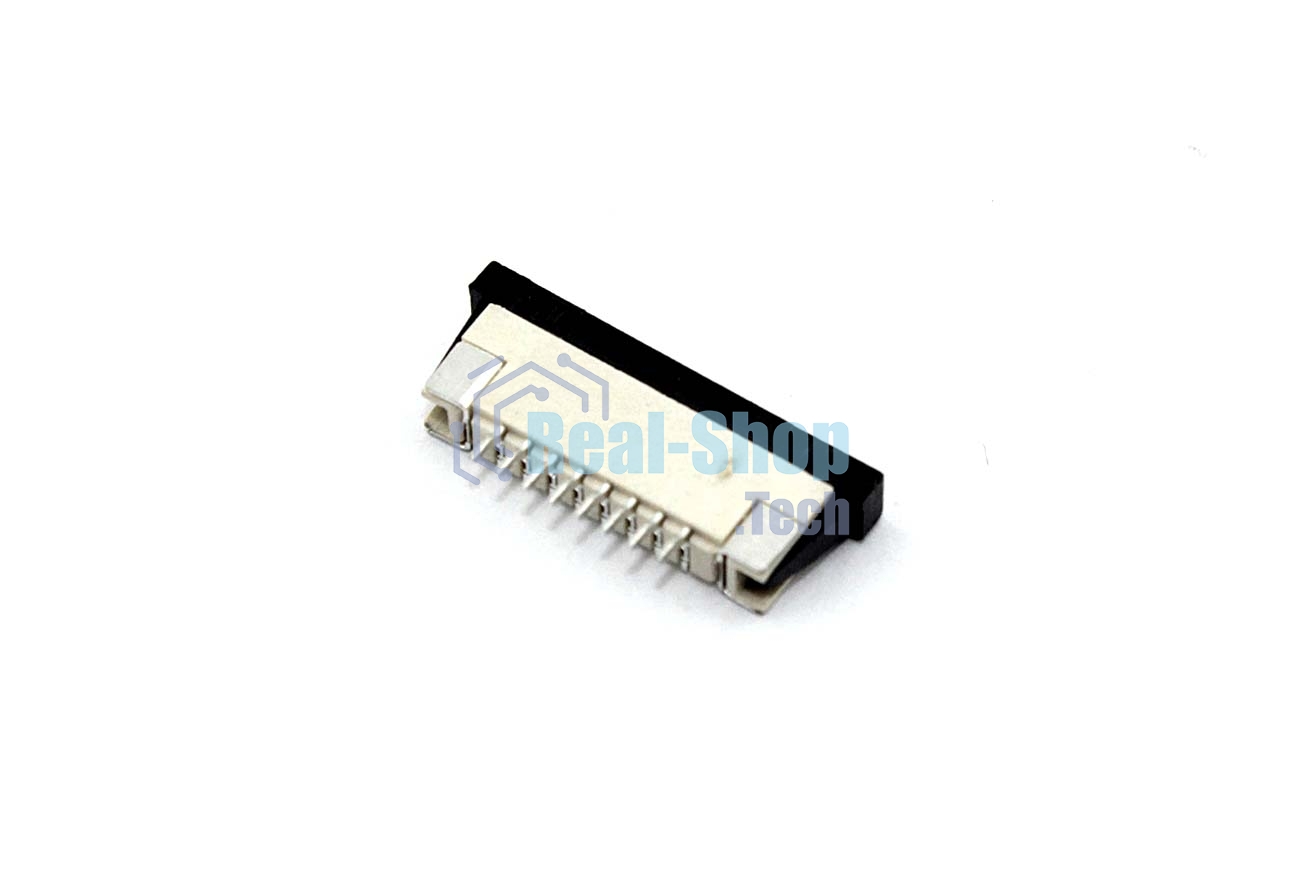 Разъем FPC Half Coverage Top Contact 1.0K-BS-8PWB 8 pin высота 2мм шаг 1мм