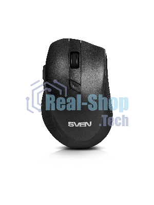 Мышь беспроводная SVEN RX-425W черный, 1600 dpi, радиоканал, USB, кнопки - 6