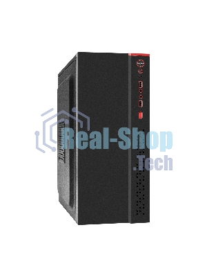 Компьютерный корпус Miditower ExeGate AA-443-AA500 (ATX, AA500 8 см, 2хUSB+HD Audio, черный)