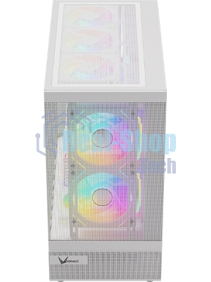 Компьютерный корпус Aerocool/Formula Crystal Z8 белый без БП ATX 9x120мм 7x140мм 1xUSB 2.0 1xUSB 3.0 1xUSB3.1 audio bott PSU