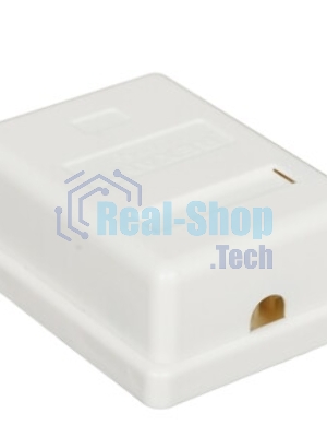 Розетка электрическая Rexant 45x45, CEE 7/4, 2K+3, 16A, белая