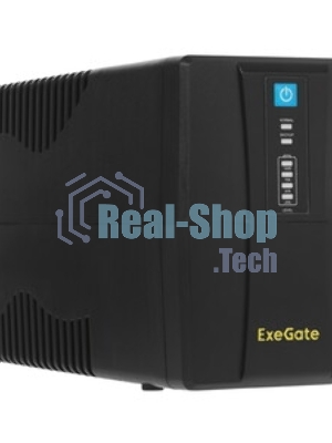 Источник бесперебойного питания ExeGate EP285473RUS Power Back BNB-850.LED.AVR.C13.RJ 850VA/480W, LED, AVR,4*IEC-C13, RJ45/11, черный