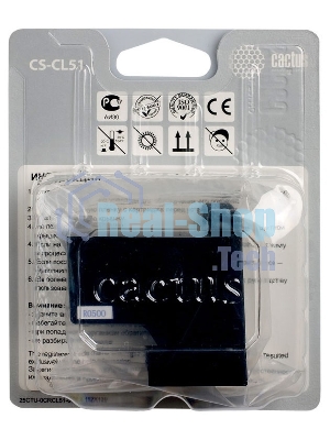 Картридж струйный Cactus CS-CL51 многоцветный (18 мл.) для Canon Pixma MP150/MP160/MP170/MP180/MP450/MP460/iP2200/iP6210/iP6220/iP6220D/iP6310/iP6310D/MX300/MX310