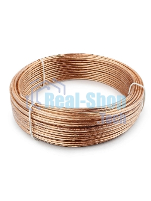 Акустический кабель Cablexpert CC-TC2x1,0-15M, прозрачный, 15 м, бухта