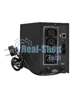 Источник бесперебойного питания ExeGate EX292774RUS SpecialPro UNB-800.LED.AVR.4C13.RJ.USB 800VA/480W, LED, AVR, 4*C13, RJ45/11, USB, металлический корпус, черный