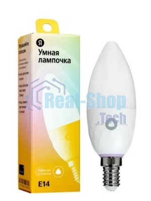 Умная лампа Yandex YNDX-00017 E14 4.8Вт 430lm Wi-Fi (упак.:1шт)