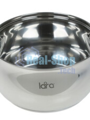 Кастрюля Lara LR02-482 BELL 20x11,5 см, 3,5 л, нержавеющая сталь 316L (хром/никель/молибден), с крышкой