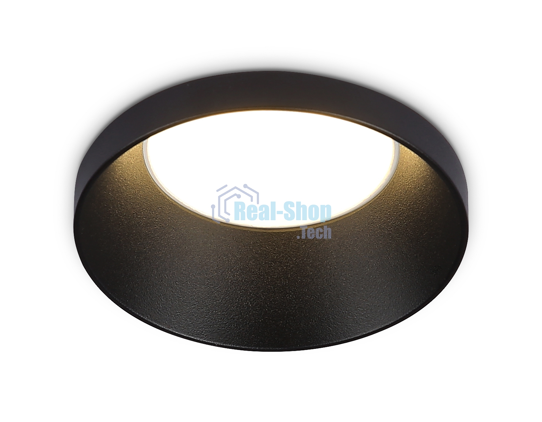 Встраиваемый точечный светильник Ambrella light TN102802 BK черный GU5.3 D71*34