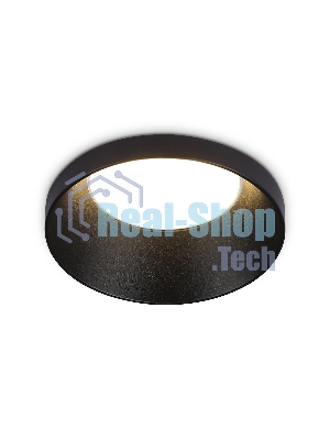 Встраиваемый точечный светильник Ambrella light TN102802 BK черный GU5.3 D71*34