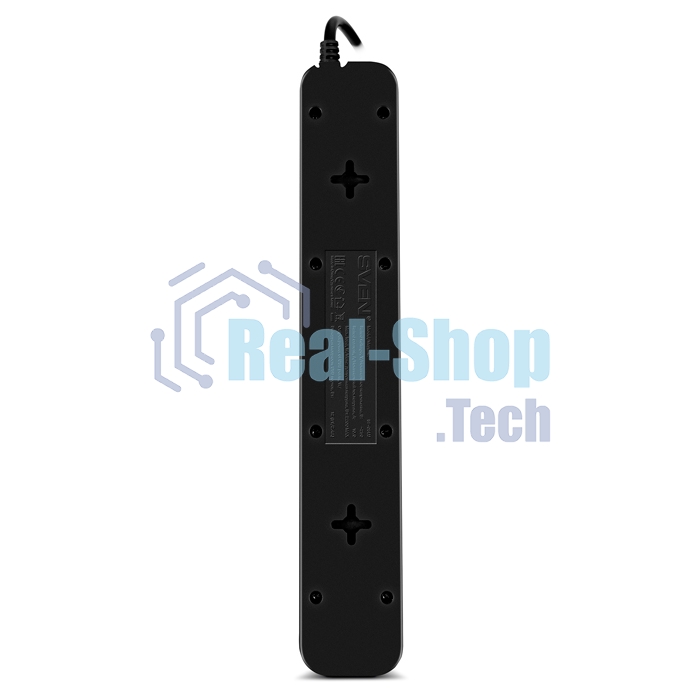 Фильтр SVEN SF-05LU 1,8 м (5 евро розеток,2хUSB(2,4А)) черный, цветная коробка Surge protector SVEN SF-05LU 1,8 м (5 евро розеток,2хUSB(2,4А)) черный, цветная коробка