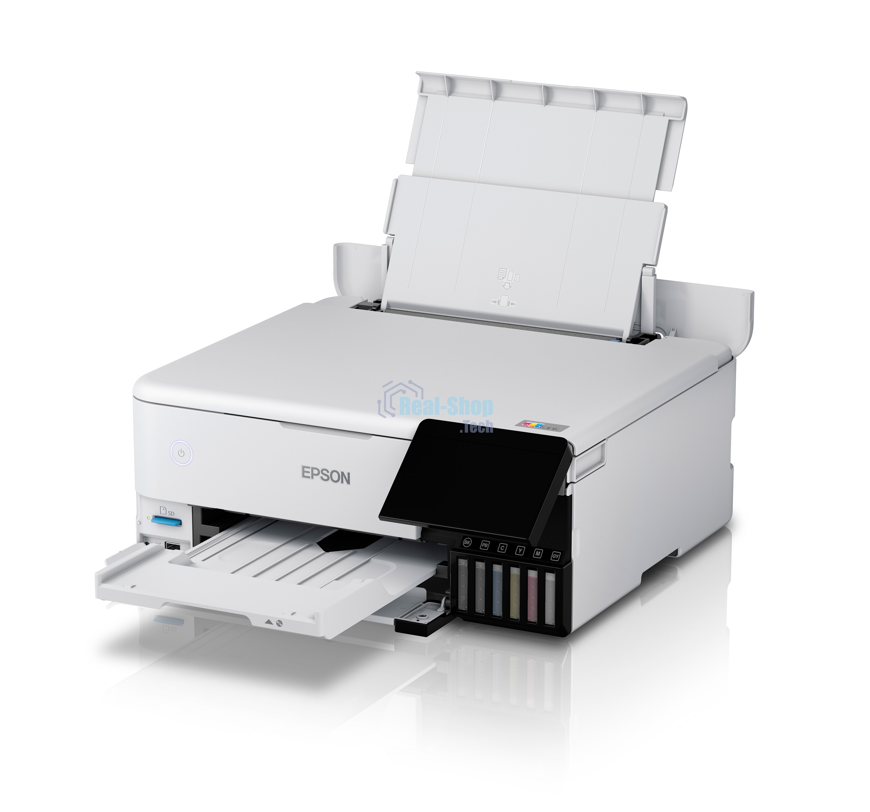 МФУ струйное Epson L8160 (C11CJ20404/403/402) A4 Duplex Net WiFi USB RJ-45 черно-белый