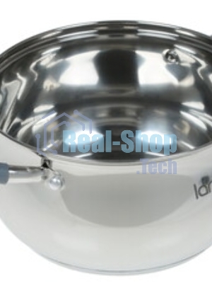 Кастрюля Lara LR02-482 BELL 20x11,5 см, 3,5 л, нержавеющая сталь 316L (хром/никель/молибден), с крышкой