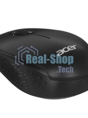 Мышь беспроводная Acer OMR020 черный, 1200 dpi, радиоканал, USB, кнопки - 3