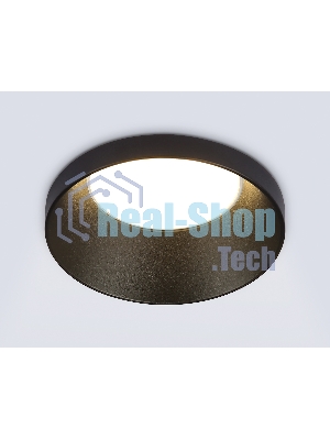 Встраиваемый точечный светильник Ambrella light TN102802 BK черный GU5.3 D71*34