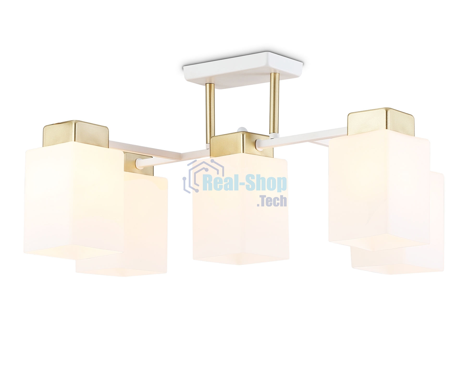 Светильник Ambrella light TR303047/5 WH/GD белый/золото E27/5 max 60W 540*480*270