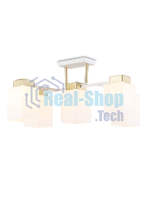 Светильник Ambrella light TR303047/5 WH/GD белый/золото E27/5 max 60W 540*480*270