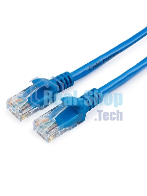 Патч-корд UTP Cablexpert cat.5e, 1.5м, литой, многожильный, синий