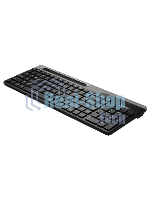 Клавиатура беспроводная A4Tech Fstyler FBK25, USB, Bluetooth/Радиоканал, черный/серый
