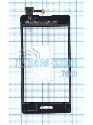 Сенсорное стекло (тачскрин) для LG Optimus L5 II E450 E460, черное