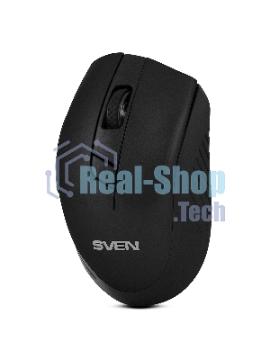 Мышь беспроводная SVEN RX-425W черный, 1600 dpi, радиоканал, USB, кнопки - 6