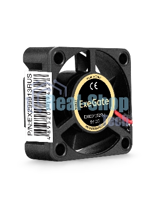 Вентилятор 5В DC ExeGate EX03010S2P-5 (30x30x10 мм, Sleeve bearing (подшипник скольжения), 2pin, 9000RPM, 25dBA)