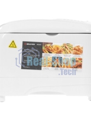 Фритюрница BRAYER BR2830 белый, 1800 Вт, 3 л, 0.6 кг, съёмная чаша
