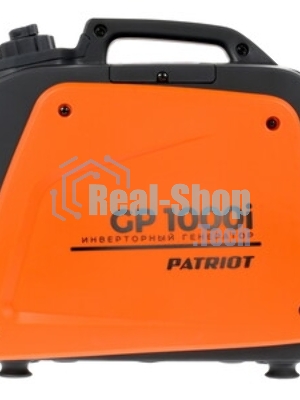 Электрогенератор бензиновый инверторный Patriot 1000i, 0.9 кВт, 60 дБ, 9 кг