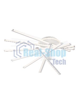 Потолочный светодиодный светильник Ambrella light FL6241 WH белый 135W 3000K-6400K 900*750*230 (ПДУ ИК)