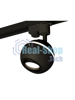 Светильник Ambrella light XT1102021 SBK/PBK черный песок/черный полированный MR16 GU5.3 LED 3W 4200K (A2521, C1102, N7002)