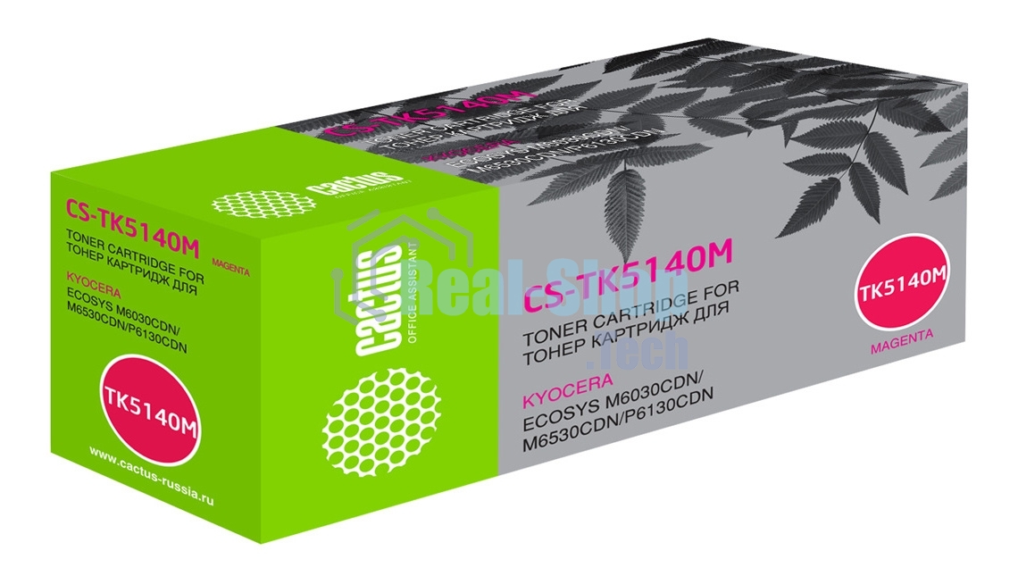 Картридж лазерный Cactus CS-TK5140M пурпурный (5000 стр.) для Kyocera Mita M6030cdn/M6530cdn/P6130cdn Ecosys
