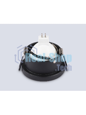 Встраиваемый точечный светильник Ambrella light TN102802 BK черный GU5.3 D71*34