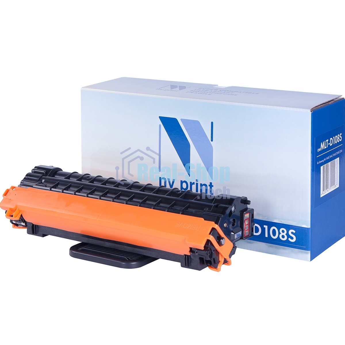 Картридж лазерный NVPrint совместимый Samsung MLT-D108S черный для ML-1640/1645/2240/2241 (1500k)