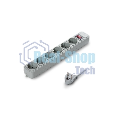 Сетевой фильтр ExeGate EX119388RUS SP-6-1.8G (6 розеток, 1.8 м, евровилка, серый)