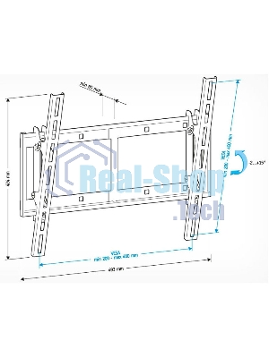 Кронштейн для телевизора Holder LCD-T4609 черный 32