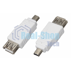 Переходник гнездо USB-A (Female)-штекер miniUSB (Male) Rexant