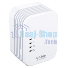 Беспроводной PowerLine-адаптер D-Link DHP-W310AV N300 с поддержкой HomePlug AV