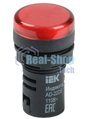 Арматура светосигнальная AD-22DS 230В красн. IEK BLS10-ADDS-230-K04
