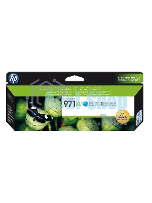 Картридж струйный HP №971XL CN626AE голубой для HP OJ Pro X476dw/X576dw/X451dw/X551dw (6600 стр.)