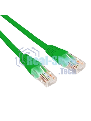 Патч-корд U/UTP Rexant cat.5e, RJ45-RJ45, 26AWG, ZH нг(А)-HF, зеленый, 2 м