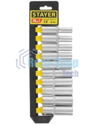 Набор STAYER RSS 10LD набор торцовых головок 10 предм.