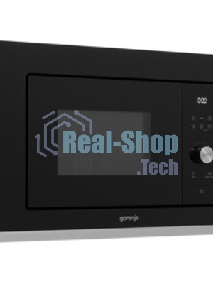 Встраиваемая микроволновая печь GORENJE BMX201AG1BG Электронное управление, черный, объем: 20 л