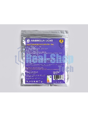 Светодиодная лента Ambrella light GS4702 COB 480Led /12W m/ 24V IP20 4500K/ 5000*8*1.54mm (2 конт.)