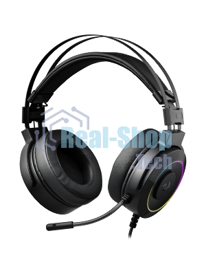 Гарнитура Redragon Lamia 2 чёрный, проводная, USB, подсветка