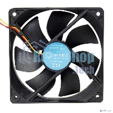 Вентилятор для корпуса 5bites FB12025S-12L3 черный, 120 x 120 мм, 1200 об/мин, 25 дБ, 3 pin