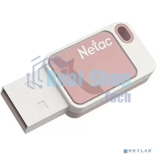 Флешка USB Netac UA31 (NT03UA31N-008G-20PK), 8Gb, USB 2.0, R/W 110/45, розовый/белый