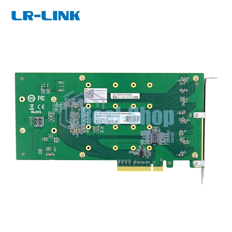 Адаптер для SSD PCIe x8 4-port M.2 NVMe Adapter